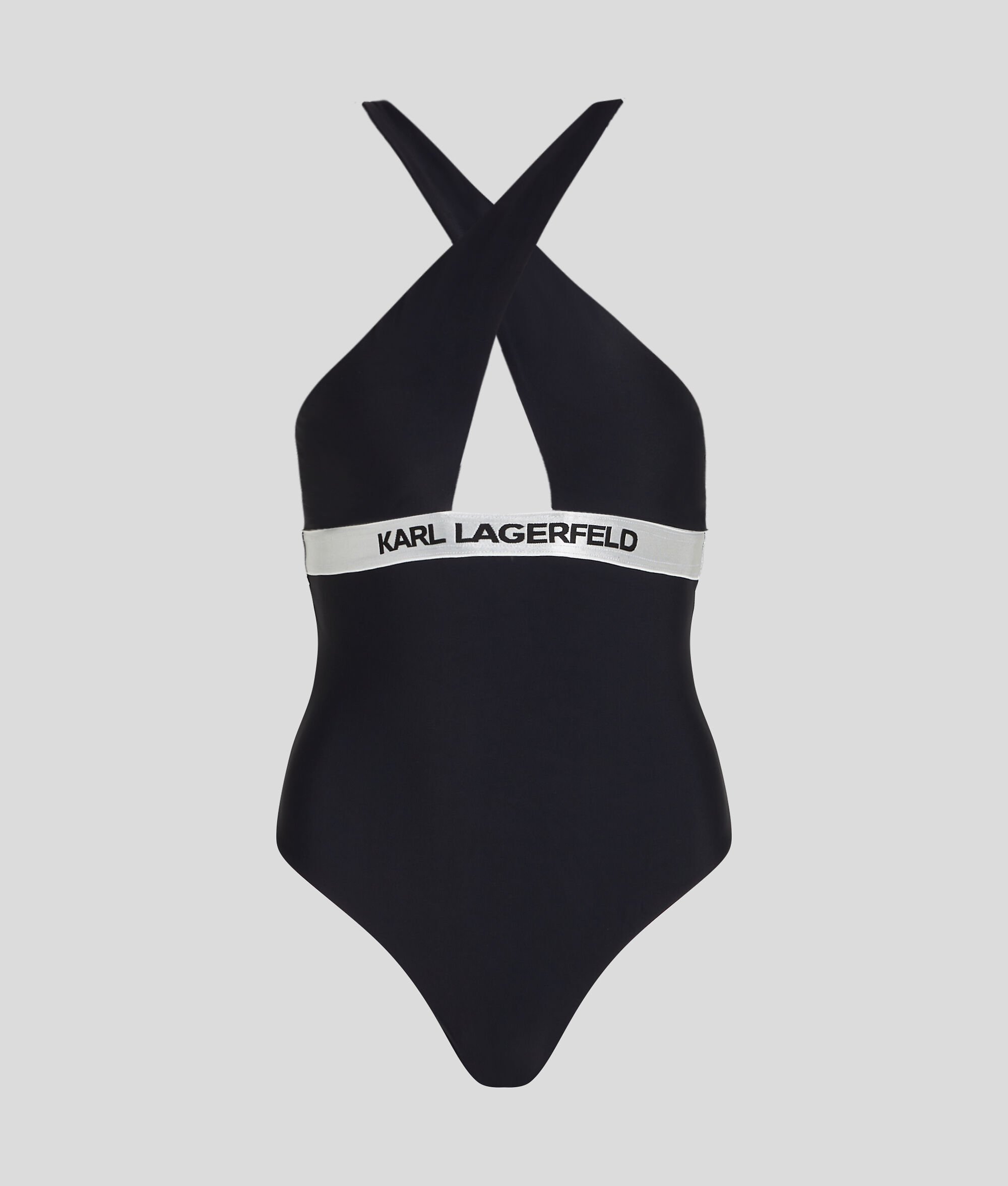 (image for) Top-Level KARL LOGO HALTER SWIMSUIT